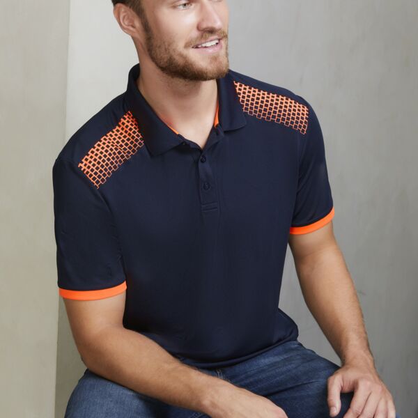Mens Galaxy Short Sleeve Polo Thumbnail