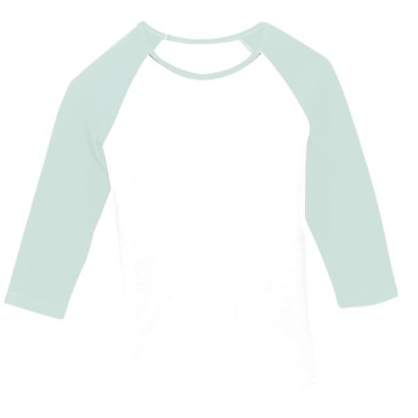Ladies 3/4 Sleeve Raglan Tee Thumbnail
