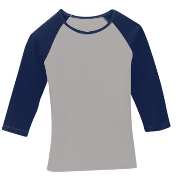 Mens 3/4 Sleeve Raglan Tee T343RG Thumbnail