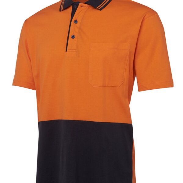 JB's Hi Vis S/S Cotton Polo Thumbnail